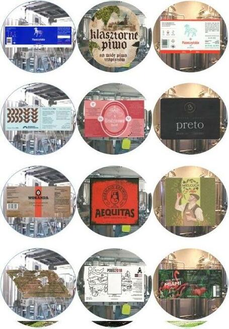 Etykietki piwne na otwieraczach