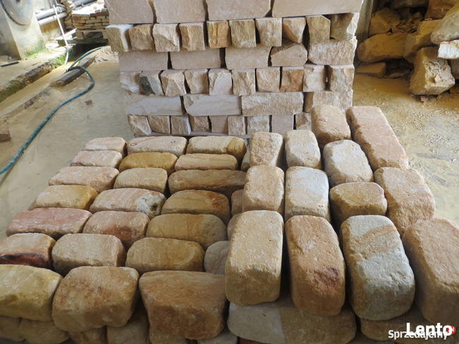 Kamień na skalniaki ogrodowy cegła na mur gril piaskowiec