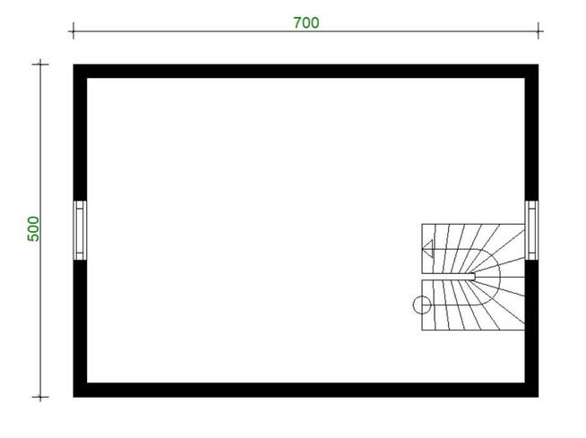 Projekt domu ZG117 - na zgłoszenie bez pozwolenia