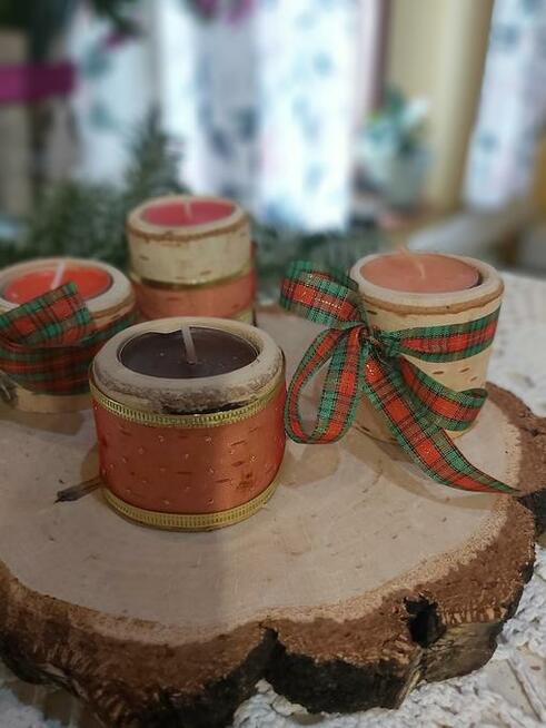 Mini świeczniki na tealight