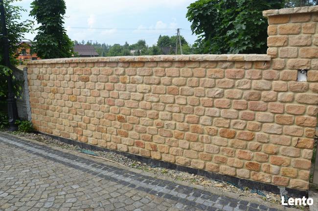Kamień na skalniaki ogrodowy cegła na mur gril piaskowiec
