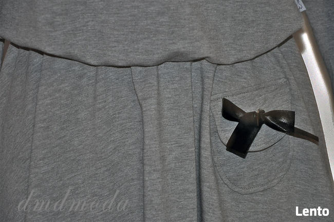 Sukienka -tunika dziewczęca popielata roz. 158