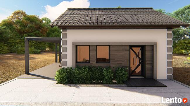 Projekt domu ZG117c - na zgłoszenie bez pozwolenia