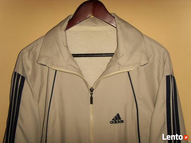 BLUZA SPORTOWA, „ADIDAS”, JASNO SZARA =WROCŁAW=