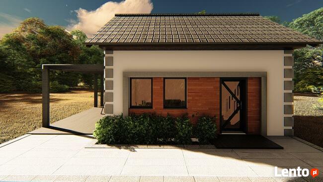 Projekt domu ZG117c - na zgłoszenie bez pozwolenia