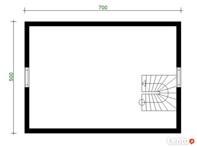 Projekt domu ZG117a - na zgłoszenie bez pozwolenia
