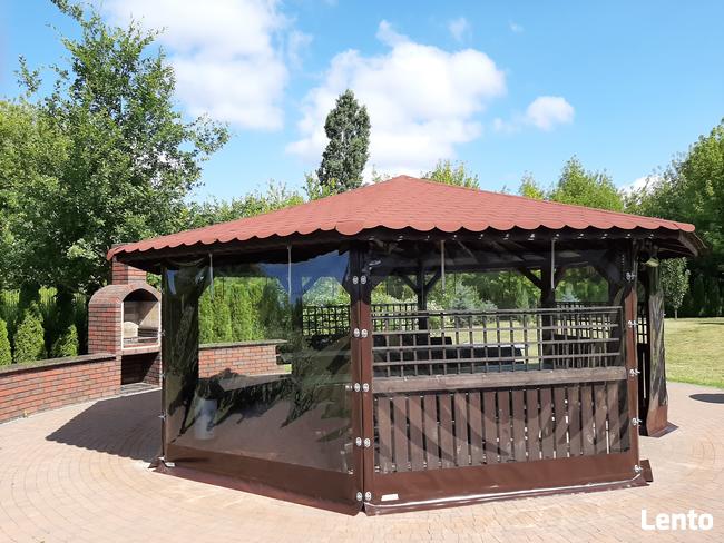 Przezroczysta plandeka, roleta na taras producent Warszawa