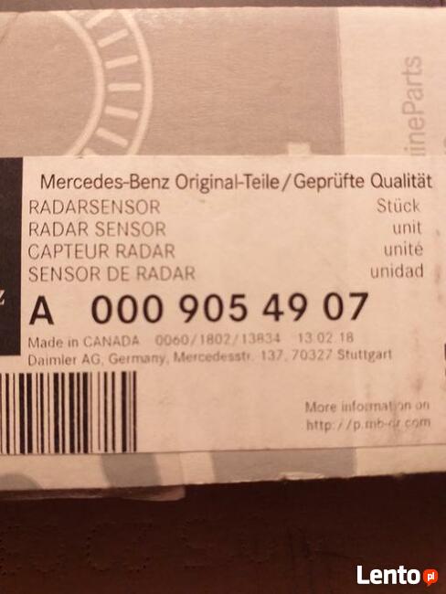 Sprzedam czujnik radarowy do Mercedesa