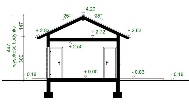 Projekt domu ZG15a - na zgłoszenie bez pozwolenia