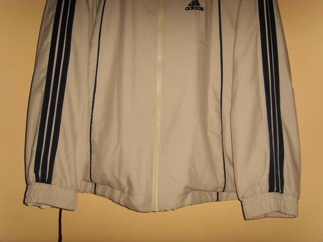 BLUZA SPORTOWA, „ADIDAS”, JASNO SZARA =WROCŁAW=