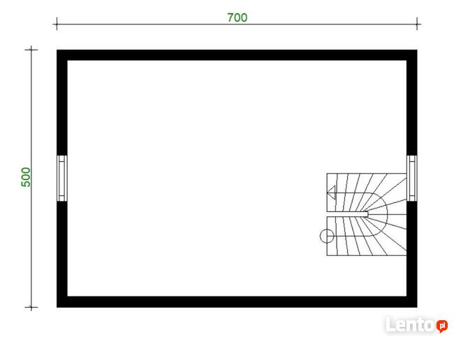 Projekt domu ZG117c - na zgłoszenie bez pozwolenia