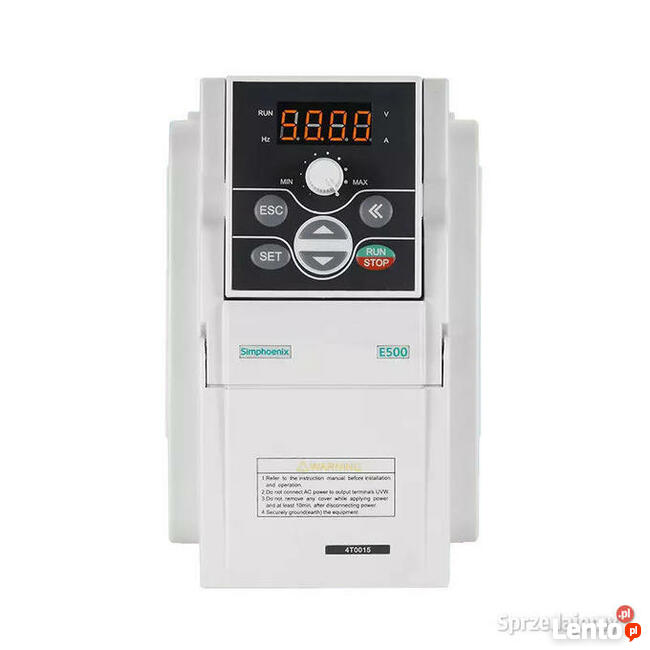 Falownik 3-fazowy 3x400V 2,2kW 5,5A E500-4T0022B Osiołek