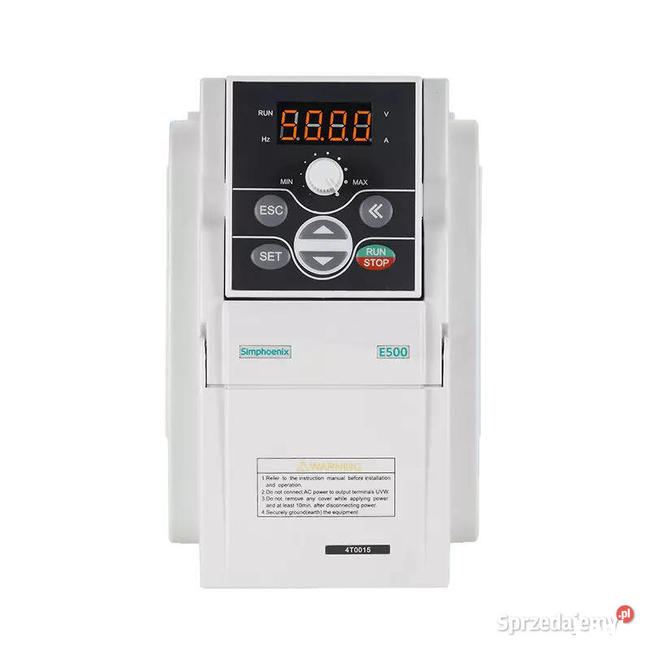 Falownik 3-fazowy 3x400V 1,5kW 4,2A E500-4T0015B Osiołek