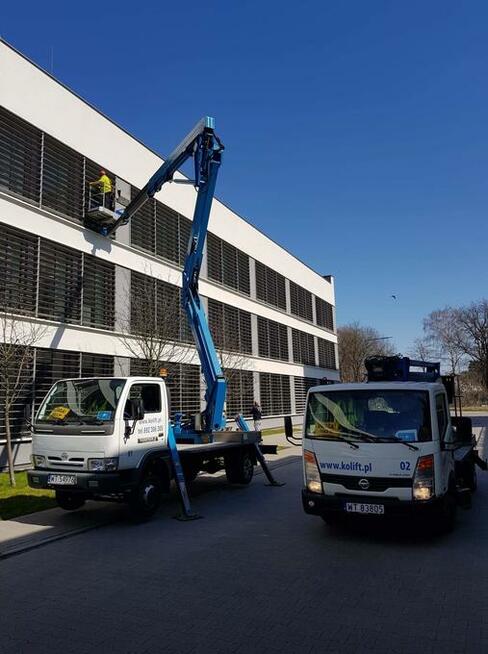 Usługi podnośnikiem koszowym 20 m