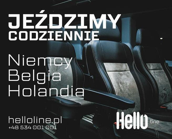 Przewóz osób i przesyłek na trasie Polska, Niemcy, Holandia