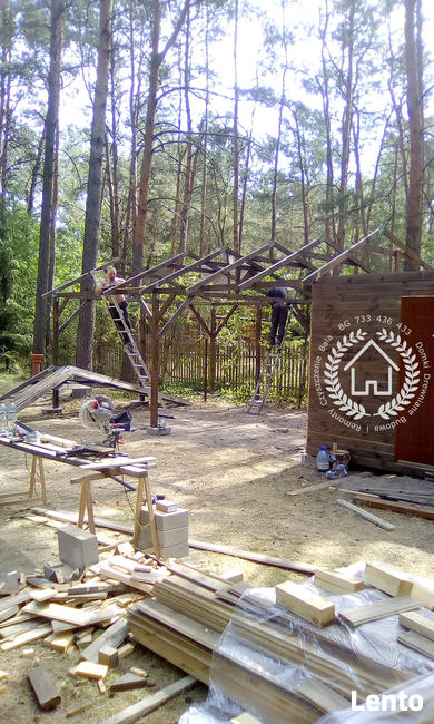 Domki tarasy budowa remonty wszystko z drewna