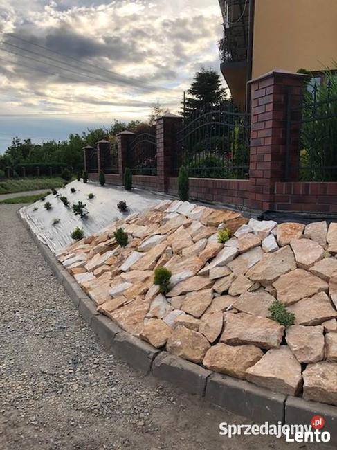 Płaski kamień do ogrodu