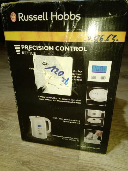 Czajnik bezprzewodowy Russell Hobbs regulacja temperatury