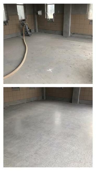 Usuwanie subitu, lepiku, szlifowanie betonu, wylewek