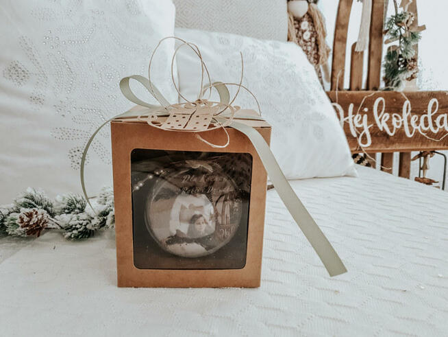 Bombka na choinkę ze zdjęciem Twoim / dziecka / zwierzaka