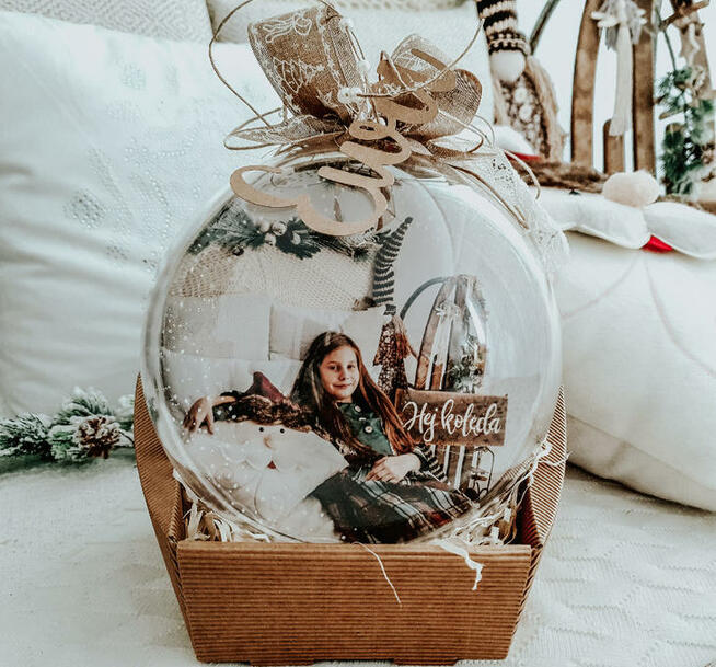 Bombka na choinkę ze zdjęciem Twoim / dziecka / zwierzaka