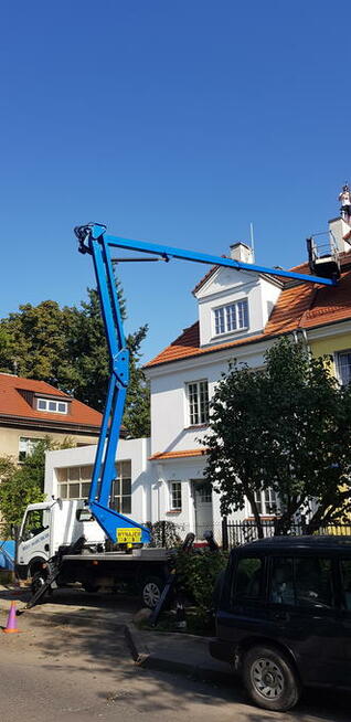 Wynajem podnośnika koszowego