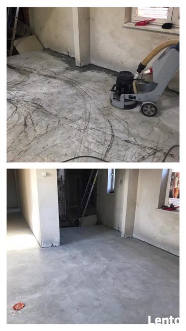 Usuwanie lepiku, subitu, szlifowanie betonu, lastryko