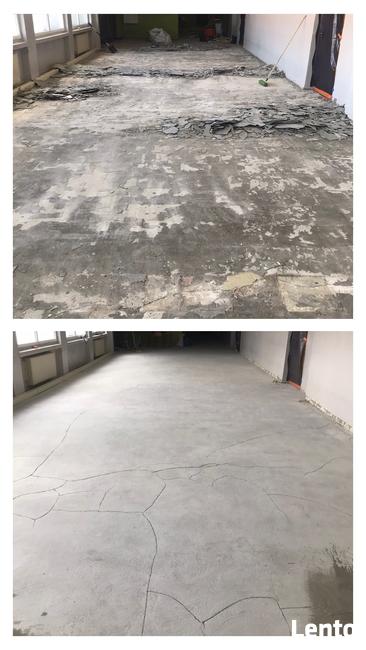 Usuwanie subitu, lepiku, szlifowanie betonu, lastryko