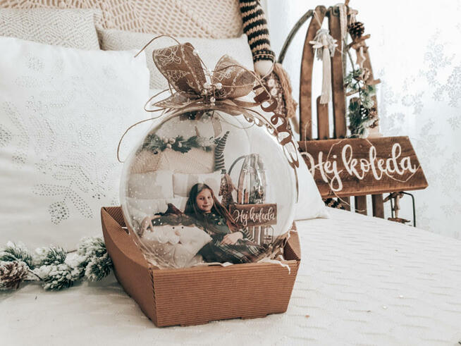 Bombka na choinkę ze zdjęciem Twoim / dziecka / zwierzaka