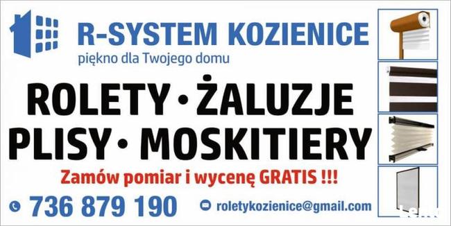 Rolety Żaluzje Plisy Moskitiery