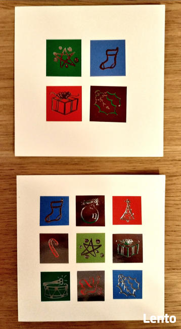 Kartki świąteczne z kopertami Marks & Spencer - 17 sztuk