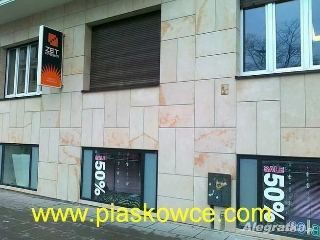 Płyty z piaskowca fasadowe szlifowane z kamienia