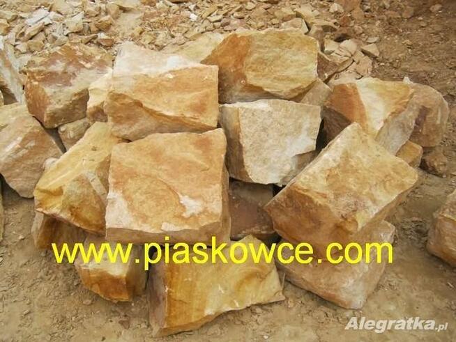 Kamień piaskowiec ogrodowy budowlany murowy łupek