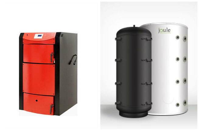 Kocioł na drewno piec zgazowujący 20 KW zbiornik 800 5 klasa