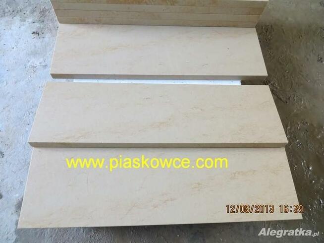 Płyty z piaskowca fasadowe szlifowane z kamienia