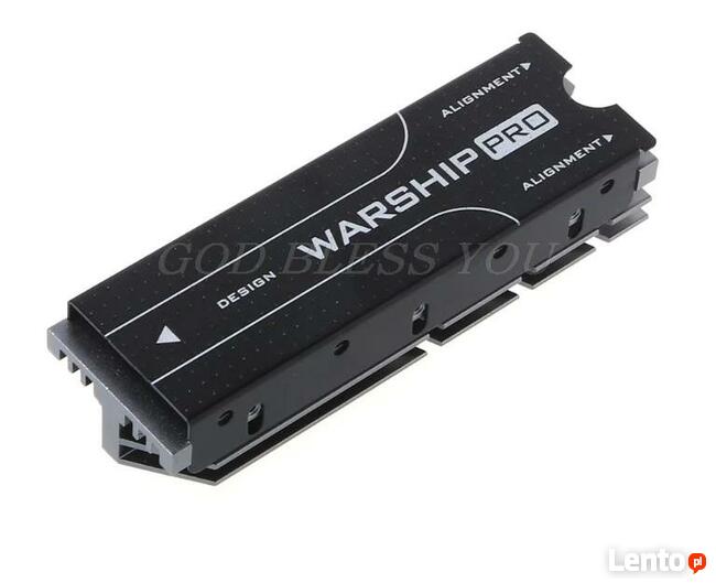 Radiator aluminiowy z podkładka termiczna dla M2 dysk twardy