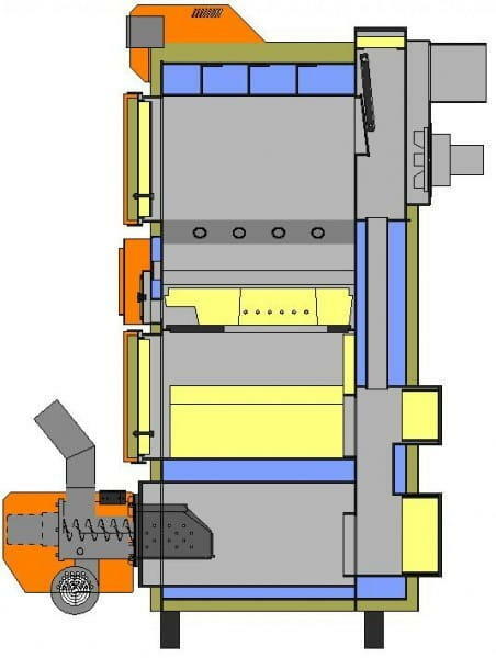 Kocioł piec na pellet i drewno certyfikowany ecodesign 20 kW