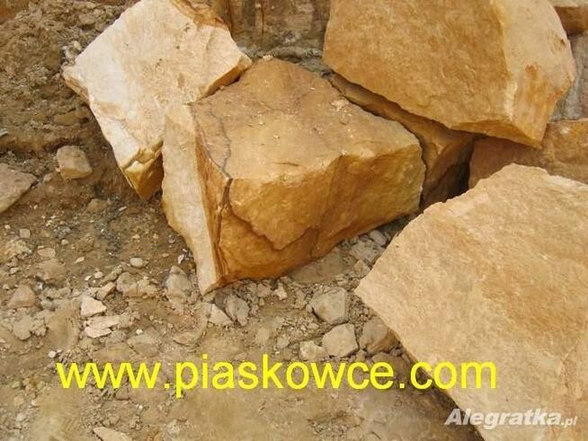 Kamień piaskowiec ogrodowy budowlany murowy łupek