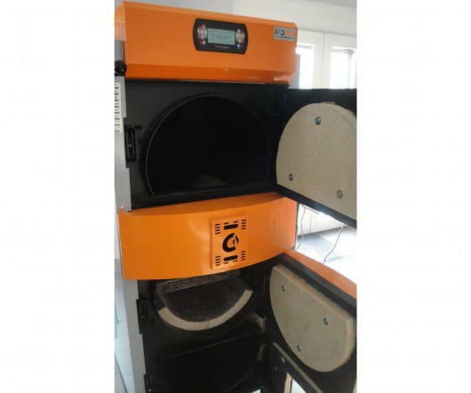 Kocioł zgazowujący drewno szczapy piec holzgas 20 kW 5 klasy