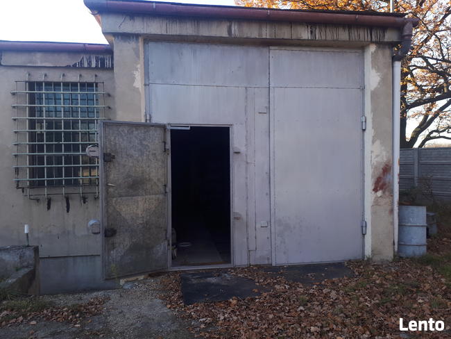 Hala ,pomieszczenia magazynowe barak biurowy łącznie 660 m 2