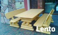 Meble ogrodowe drewniane z drewna barowe. transport 180 zł