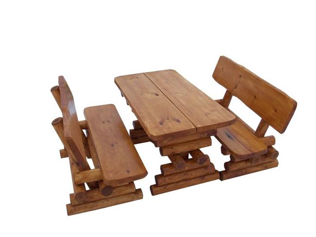 Meble ogrodowe barowe drewniane z drewna. transport 180 zł