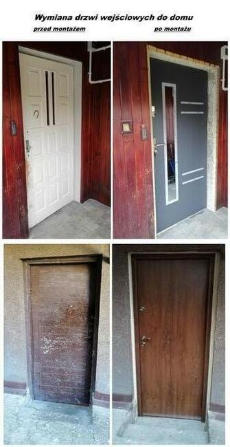 Montaż drzwi- (Montaż drzwi na stare ościeżnice)