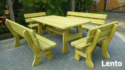 Meble ogrodowe drewniane z drewna. transport 180 zł