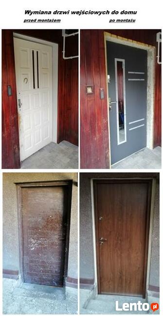 Montaż drzwi- (Montaż drzwi na stare ościeżnice)