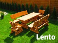 Meble ogrodowe barowe drewniane z drewna. transport 180 zł