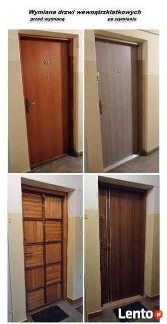 Montaż drzwi-(Montaż nowych drzwi na stare ościeżnice)