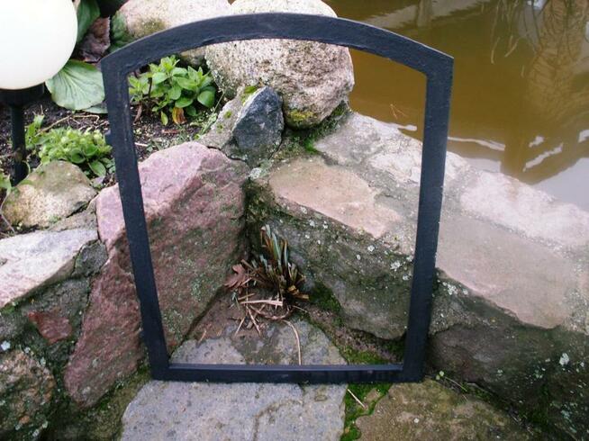 Stare okno lustro dekoracja wnętrz altana aranżacja 57x42