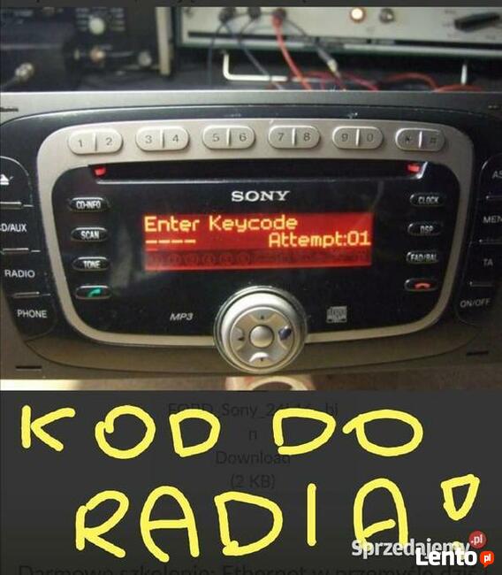 Rozkodowanie radia i uzyskanie kodu