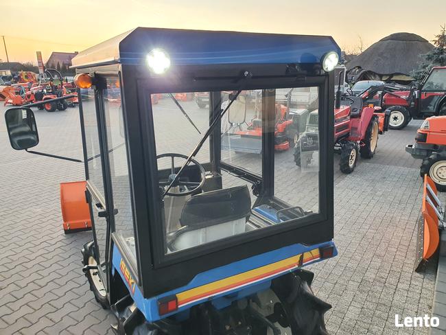 Mini Traktorek wolnobieżny 14KM ISEKI TU140F kabina TUZ pług